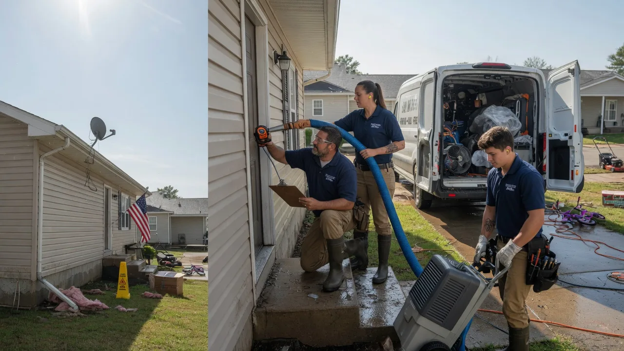 Ceiling Water Damage Restoration in Mackinaw, IL near me